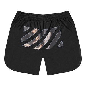 OFFWHITE - Caravaggio Angle Mesh Shorts